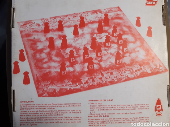 Juegos de mesa: JUEGO DE MESA DRACULA CEFA A&Ntilde;OS 80 - Foto 6