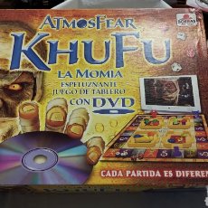 Juegos de mesa: ATMOSFEAR KHUFU LA MOMIA ESPELUZNANTE JUEGO DE TABLERO CON DVD.COMPLETO BARAJAS SIN DESPRECINTAR