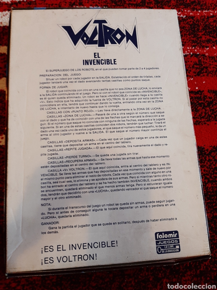Juegos de mesa: Voltron el Invencible a&ntilde;os 80 - Foto 2