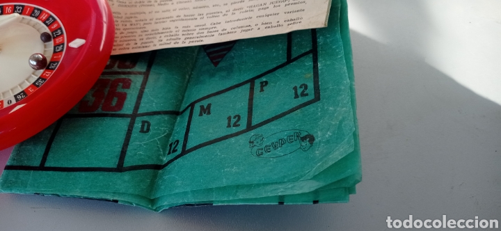 Juegos de mesa: Antigua ruleta Geyper - Foto 6