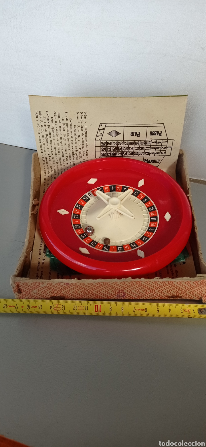 Juegos de mesa: Antigua ruleta Geyper - Foto 2