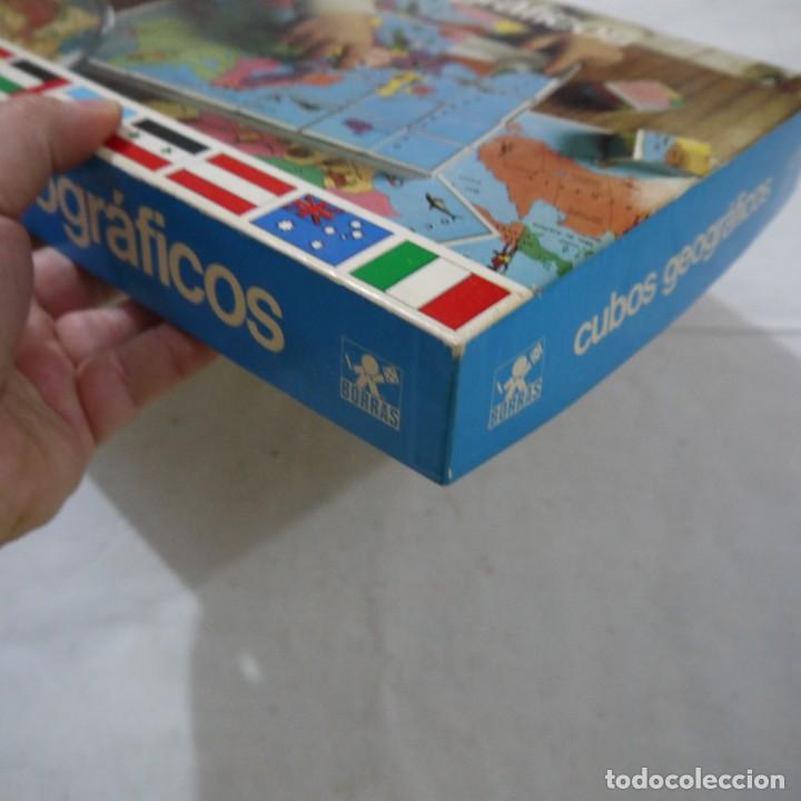 Juegos de mesa: CUBOS GEOGR&Aacute;FICOS. ROMPECABEZAS DE 35 CUBOS REF. 7935 - BORRAS - Foto 2