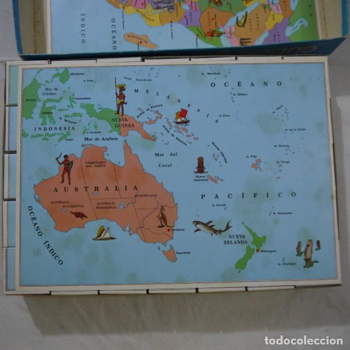 Juegos de mesa: CUBOS GEOGR&Aacute;FICOS. ROMPECABEZAS DE 35 CUBOS REF. 7935 - BORRAS - Foto 8