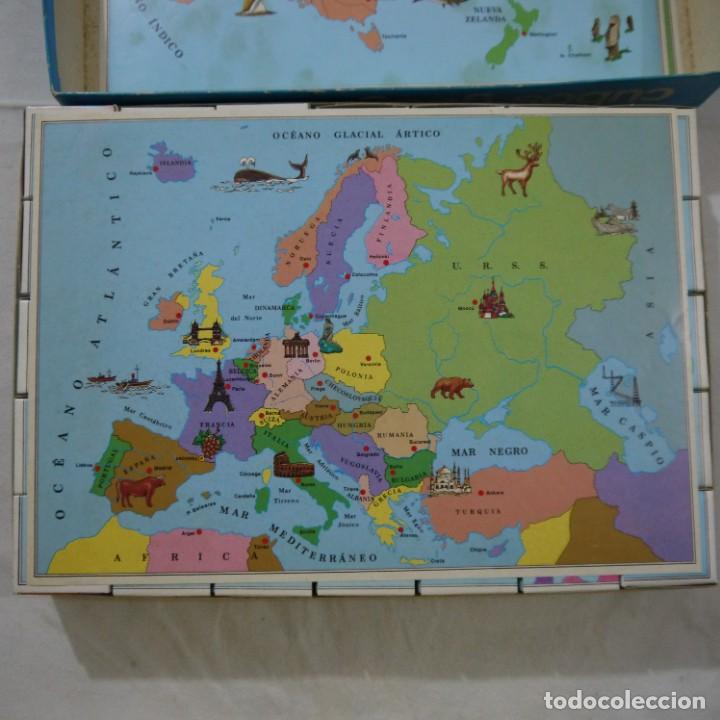 Juegos de mesa: CUBOS GEOGR&Aacute;FICOS. ROMPECABEZAS DE 35 CUBOS REF. 7935 - BORRAS - Foto 9
