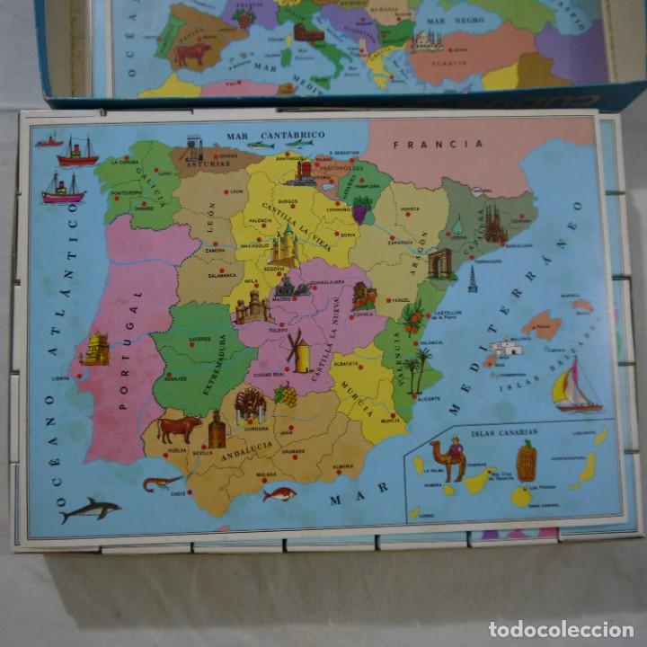 Juegos de mesa: CUBOS GEOGR&Aacute;FICOS. ROMPECABEZAS DE 35 CUBOS REF. 7935 - BORRAS - Foto 10