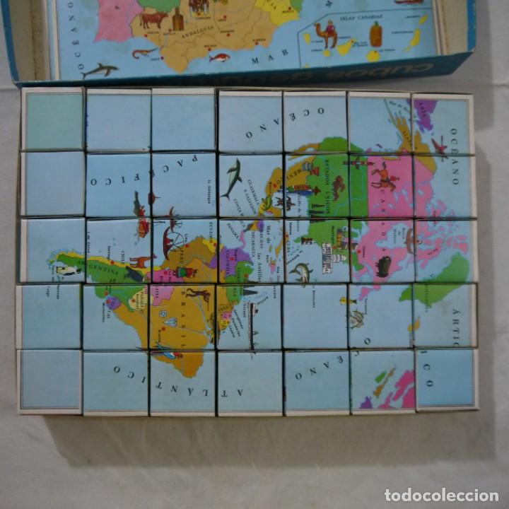 Juegos de mesa: CUBOS GEOGR&Aacute;FICOS. ROMPECABEZAS DE 35 CUBOS REF. 7935 - BORRAS - Foto 11