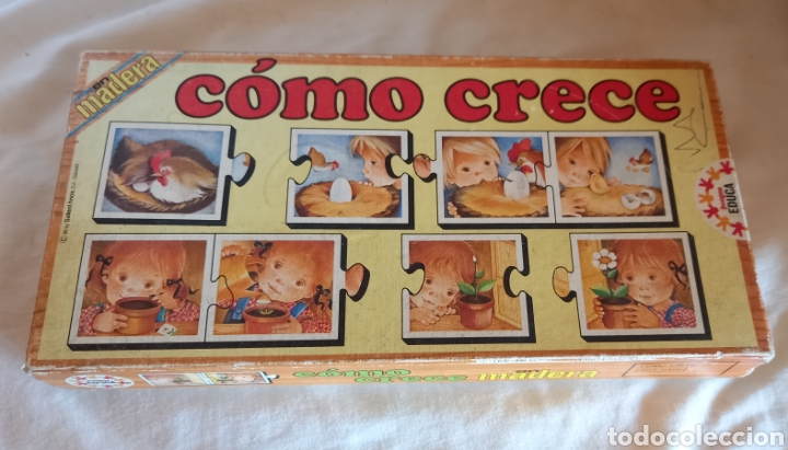 Juegos de mesa: JUEGO DE MESA EDUCA COMO CRECE PUZZLE EN MADERA - Foto 1
