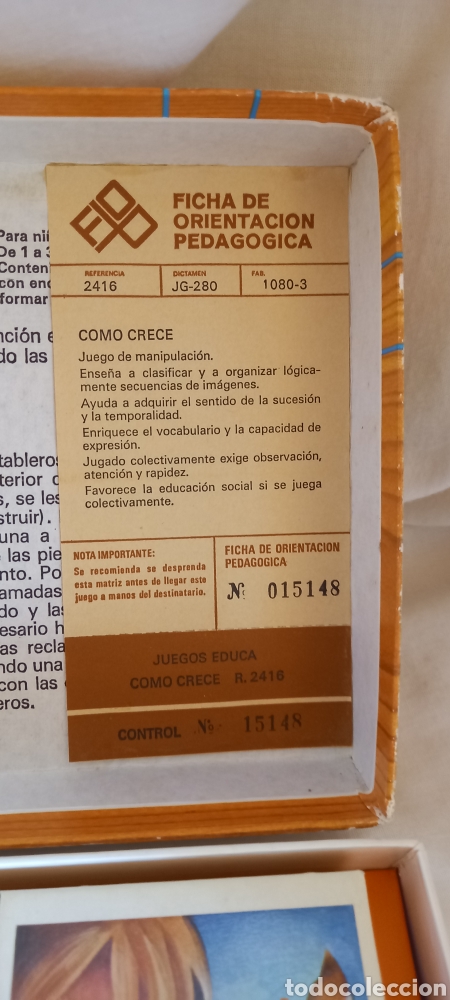 Juegos de mesa: JUEGO DE MESA EDUCA COMO CRECE PUZZLE EN MADERA - Foto 5