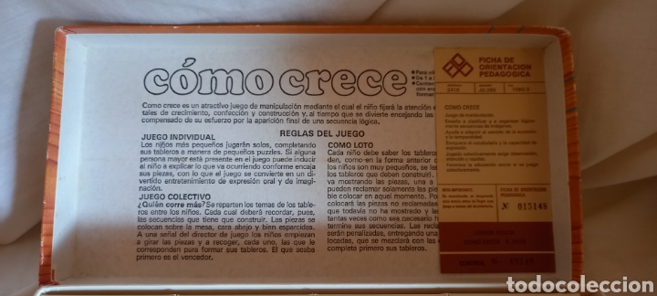 Juegos de mesa: JUEGO DE MESA EDUCA COMO CRECE PUZZLE EN MADERA - Foto 6