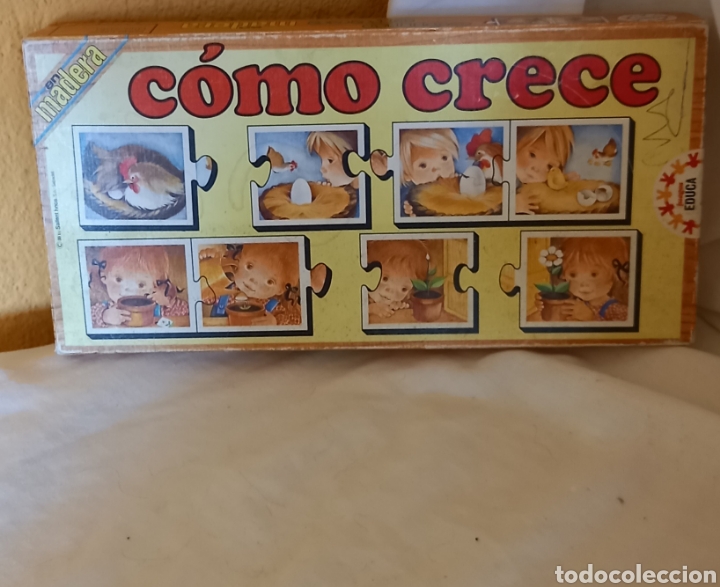 Juegos de mesa: JUEGO DE MESA EDUCA COMO CRECE PUZZLE EN MADERA - Foto 2