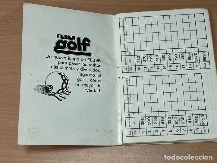 Juegos de mesa: LIBRITO PUNTUACI&Oacute;N Y MANUAL FEBER GOLF ( RATITOS FEBER ) - Foto 2