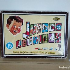 Juegos de mesa: JUEGOS REUNIDOS GEYPER 15 MADE IN SPAIN. Lote 382411534