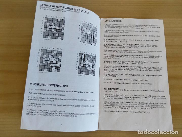 Juegos de mesa: LIBRITO DE REGLAS DE JUEGO SCRABB LE EDICI&Oacute;N FRANCES - Foto 2