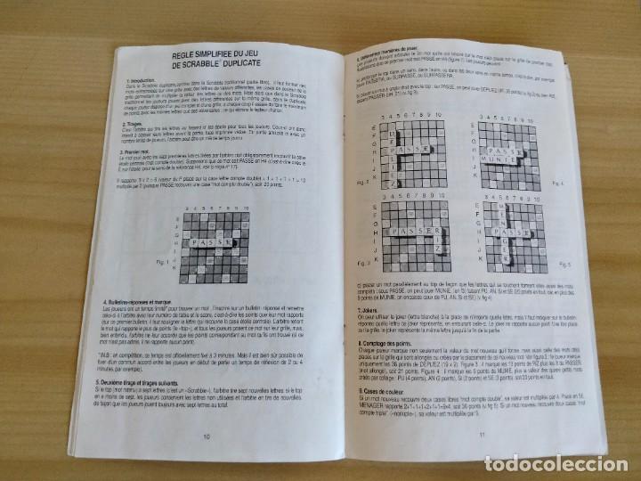Juegos de mesa: LIBRITO DE REGLAS DE JUEGO SCRABB LE EDICI&Oacute;N FRANCES - Foto 3