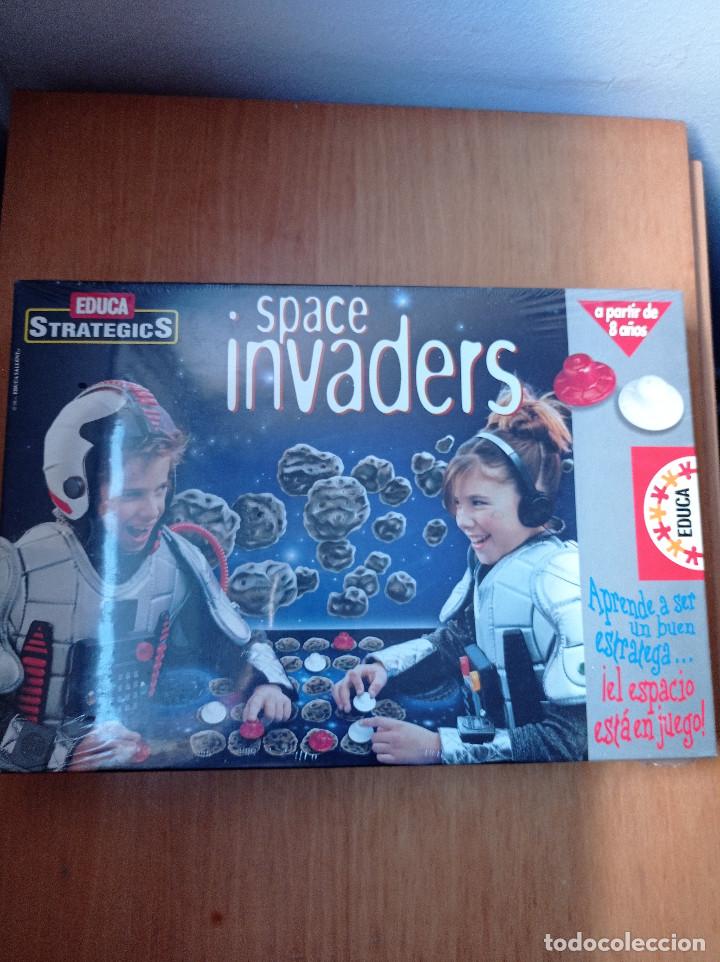 Juegos de mesa: Juego de mesa Space Invaders A&ntilde;o 1998 [PRECINTADO] EDUCA - Foto 1
