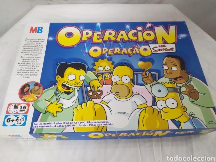 Juegos de mesa: Operaci&oacute;n de MB de los Simpsons - Foto 1