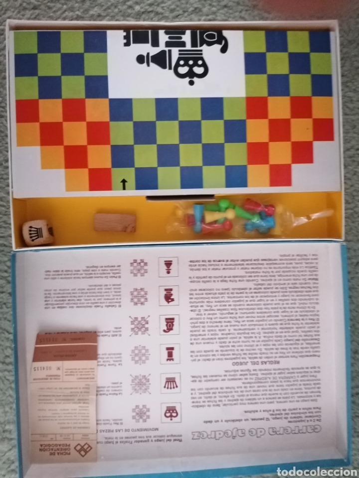 Juegos de mesa: Juego de mesa. CARRERA DE AJEDREZ. Sin usar. - Foto 2