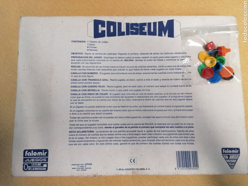 Juegos de mesa: Juego de mesa COLISEUM. Falomir. Completo. - Foto 5