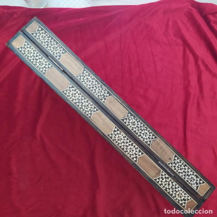 Juegos de mesa: Ajedrez Taracea S.XIX 50x50 cm - Foto 5