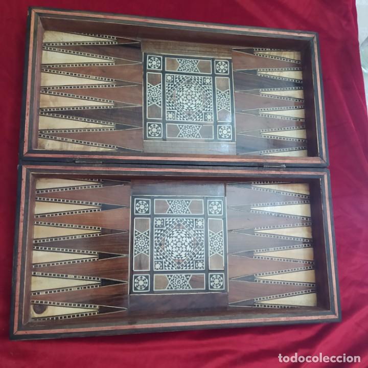 Juegos de mesa: Ajedrez Taracea S.XIX 50x50 cm - Foto 6