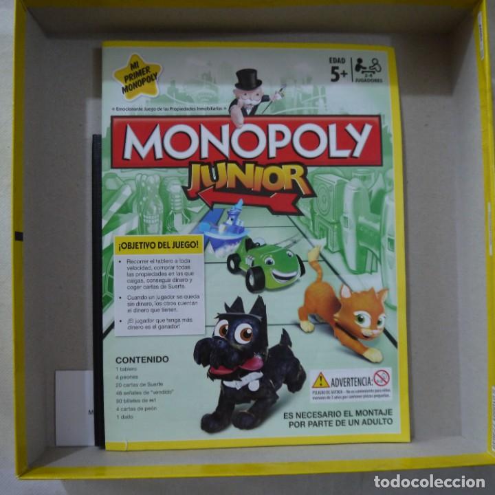 Juegos de mesa: MONOPOLY JUNIOR / MI PRIMER MONOPOLY - HASBRO - 2013 - Foto 5
