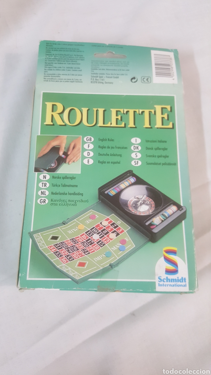 Juegos de mesa: JUEGO RULETA PORTATIL DE SCHMIDT - Foto 6