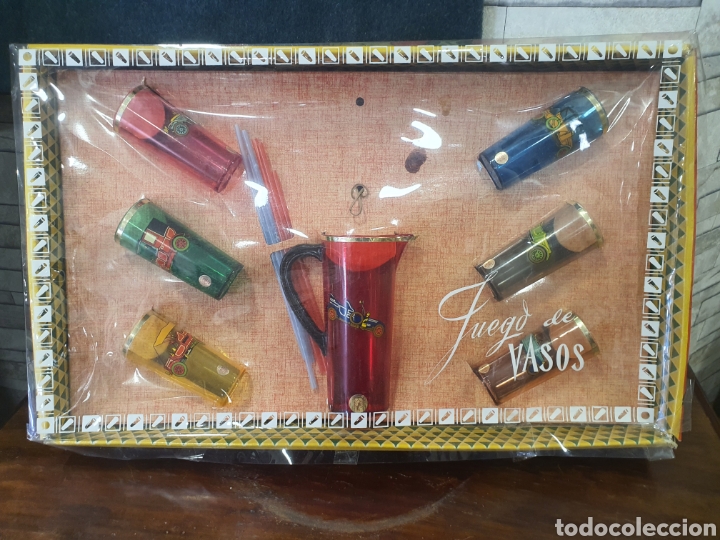 Juegos de mesa: Antiguo Juego de Vasos - Foto 1