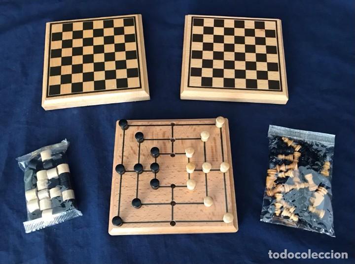 trio de originales mini juegos en madera maciza - Acheter Jeux de