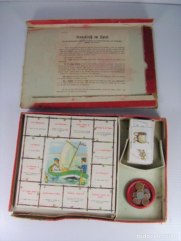 Juegos de mesa: Juego educativo para aprender franc&eacute;s. 1900 - Foto 2