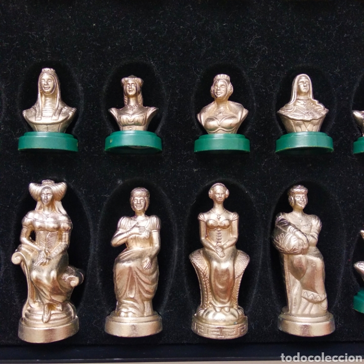 Juegos de mesa: Juego de damas de bronce - Foto 3