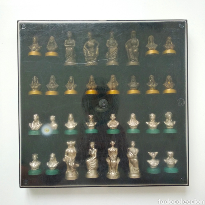 Juegos de mesa: Juego de damas de bronce - Foto 5