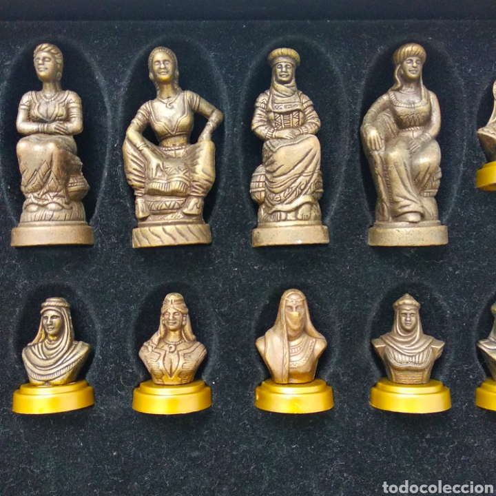 Juegos de mesa: Juego de damas de bronce - Foto 2