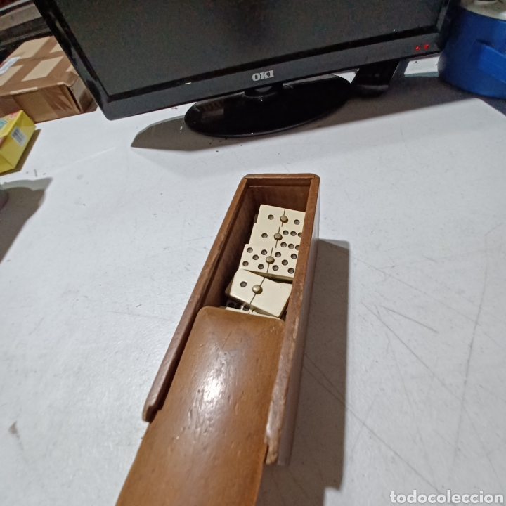 Juegos de mesa: Antiguo domino completo sin marca - Foto 3