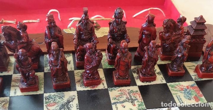 Juegos de mesa: AJEDREZ CON FIGURAS DE ALABASTRO O SIMILAR - Foto 5