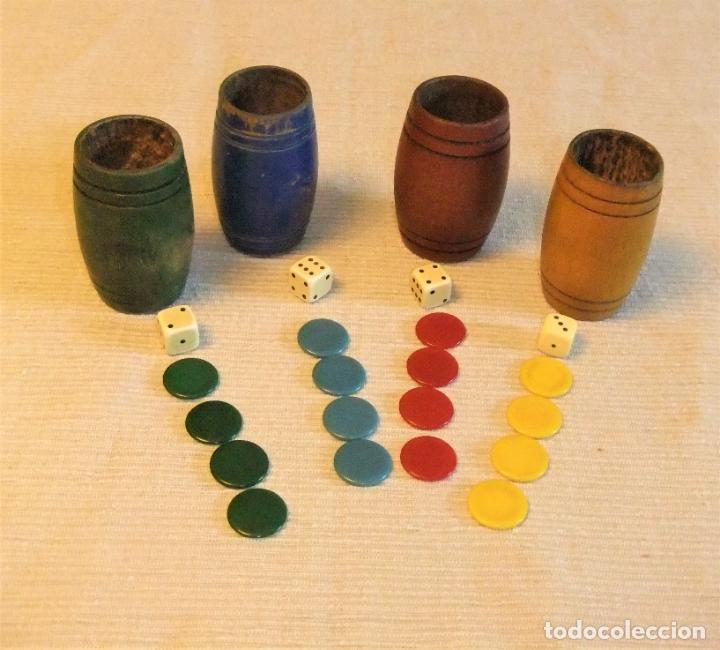 Juegos de mesa: ANTIGUOS ACCESORIOS DEL PARCHIS - Foto 2