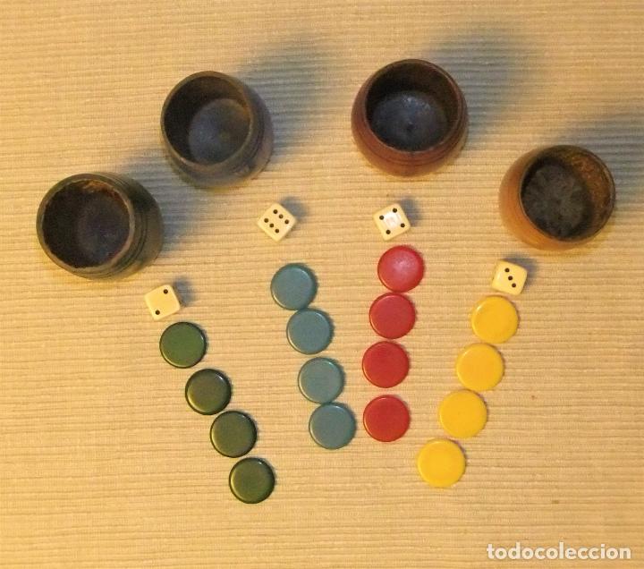 Juegos de mesa: ANTIGUOS ACCESORIOS DEL PARCHIS - Foto 3
