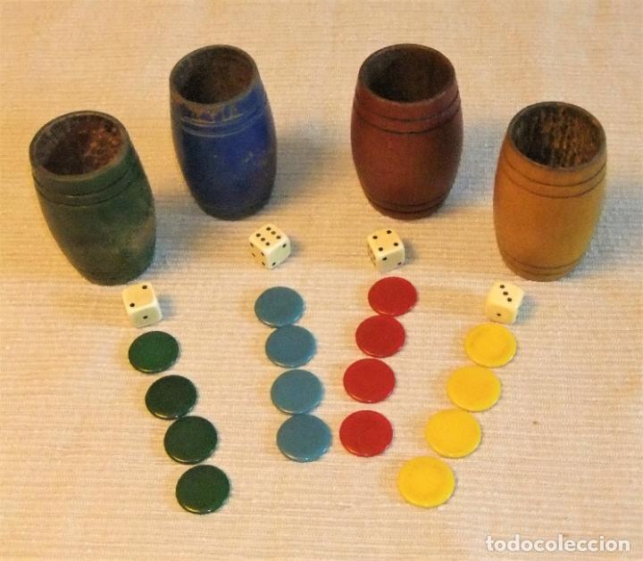 Juegos de mesa: ANTIGUOS ACCESORIOS DEL PARCHIS - Foto 1