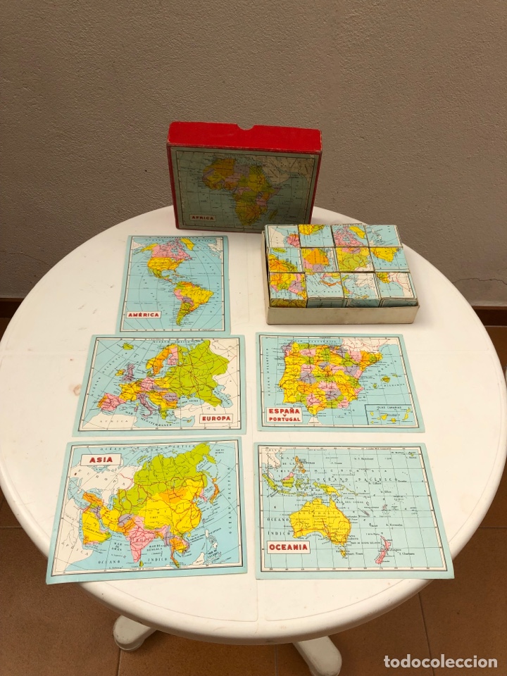 Juegos de mesa: Rompecabezas continentes - Foto 1