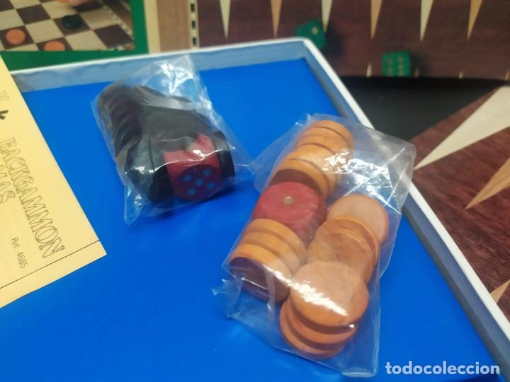 Juegos de mesa: juego backgammon y damas de educa - Foto 2