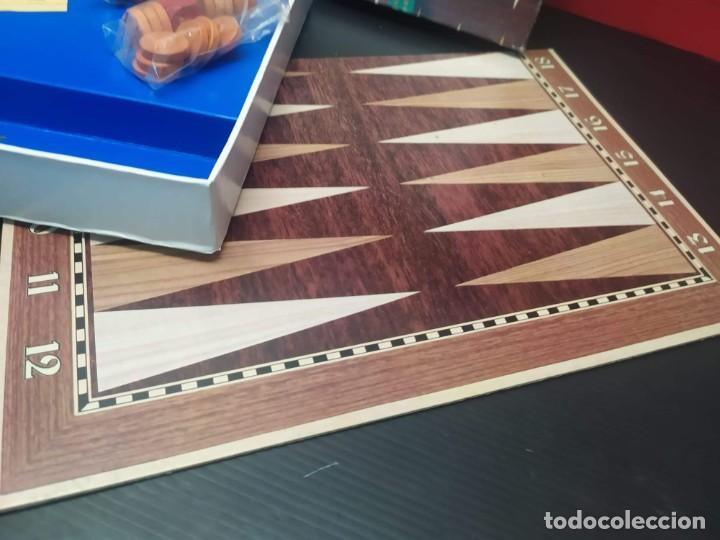 Juegos de mesa: juego backgammon y damas de educa - Foto 3