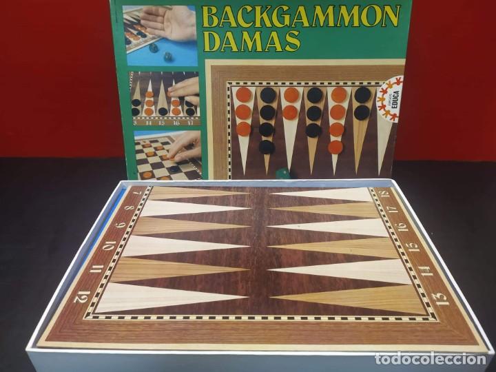 Juegos de mesa: juego backgammon y damas de educa - Foto 5