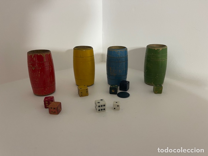 Juegos de mesa: Cubiletes de madera de parch&iacute;s - Foto 2