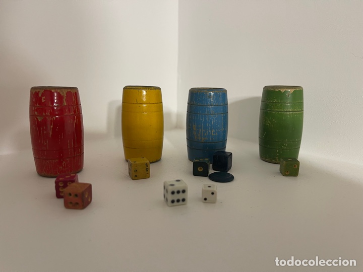 Juegos de mesa: Cubiletes de madera de parch&iacute;s - Foto 3