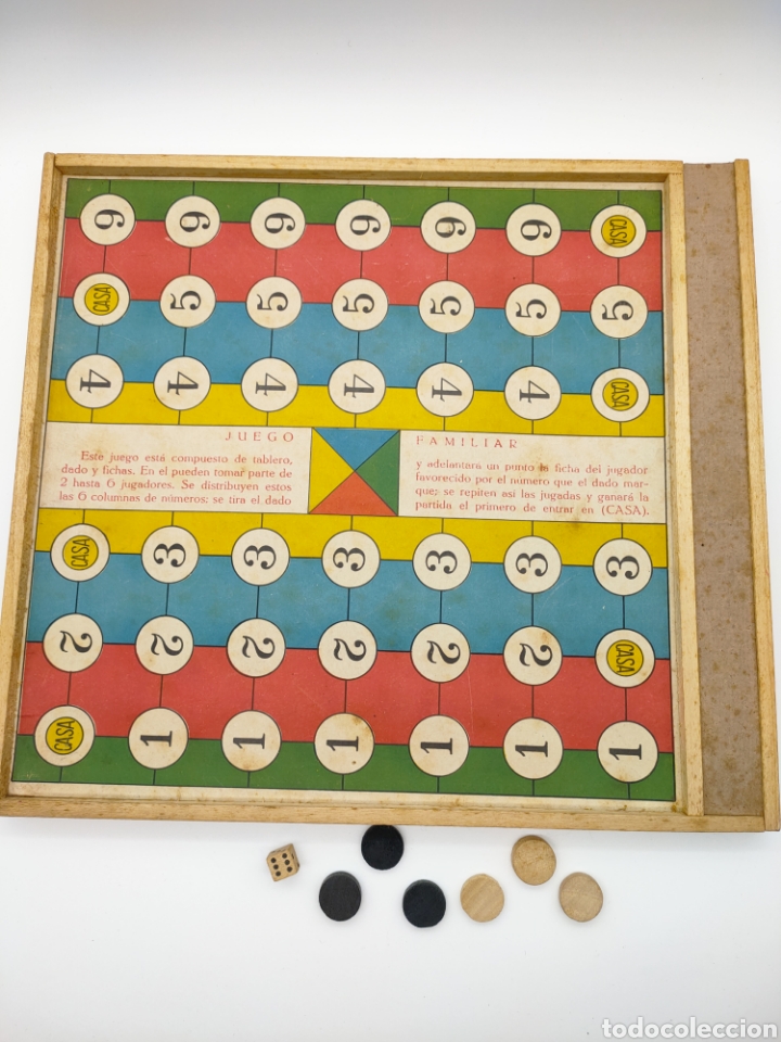 Juegos de mesa: Juego damas con fichas de madera - Foto 5