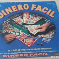 Juegos de mesa: JUEGO DINERO FÁCIL, INCOMPLETO AÑO 1989 EL JUEGO DE FAMILIA DE MILLONES Y MILLONES. Lote 359506860