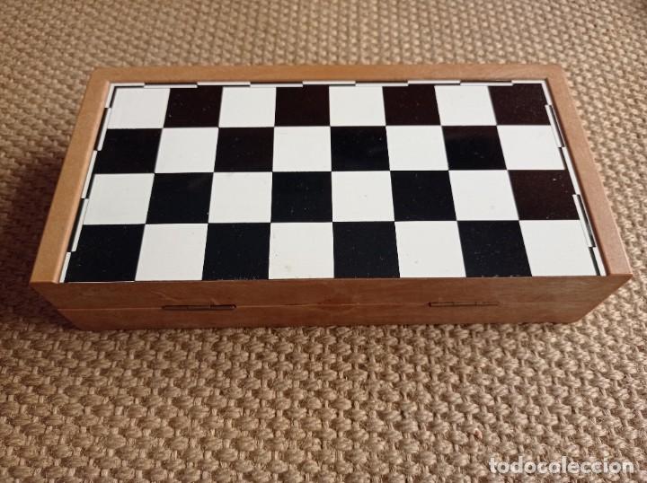 Juegos de mesa: Antiguo AJEDREZ VIAJE No. 2 - Magn&eacute;tico - Foto 3