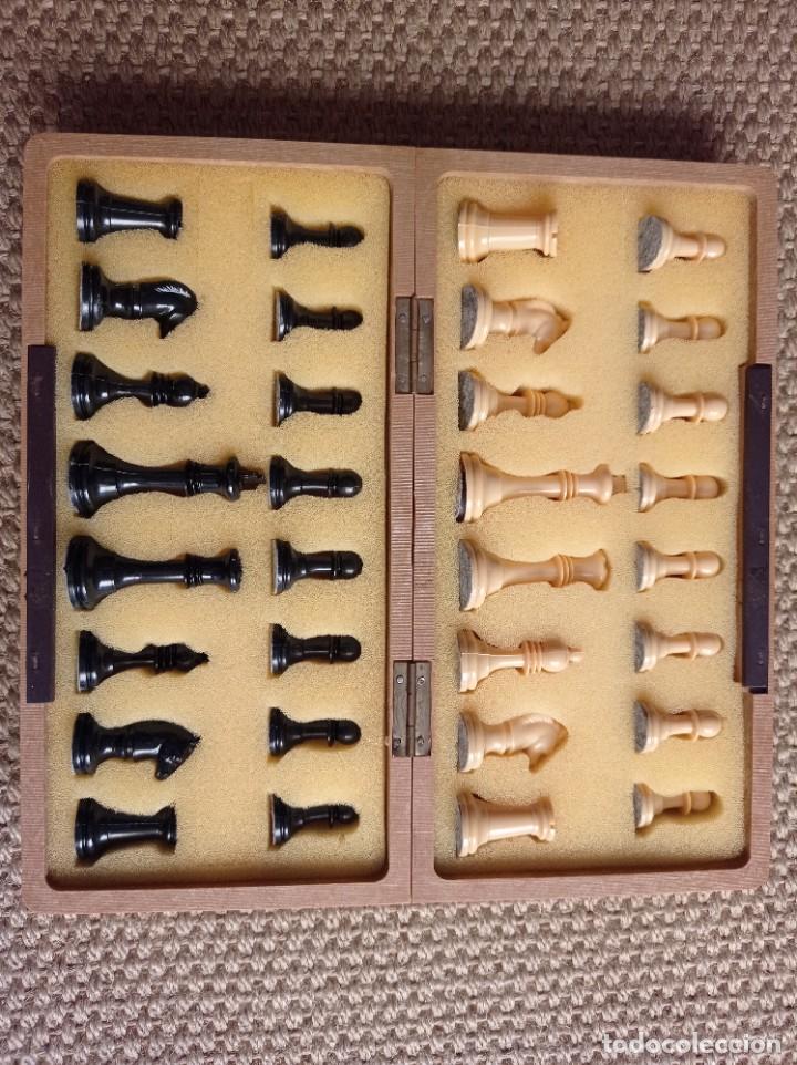 Juegos de mesa: Antiguo AJEDREZ VIAJE No. 2 - Magn&eacute;tico - Foto 4