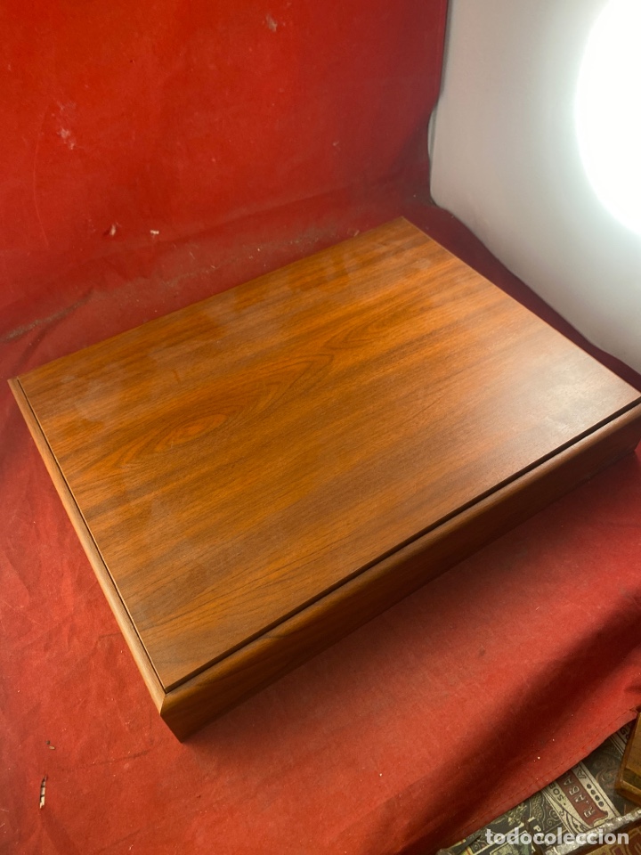 Juegos de mesa: AJEDREZ COMPLETO EN ESTUCHE DE MADERA - Foto 5