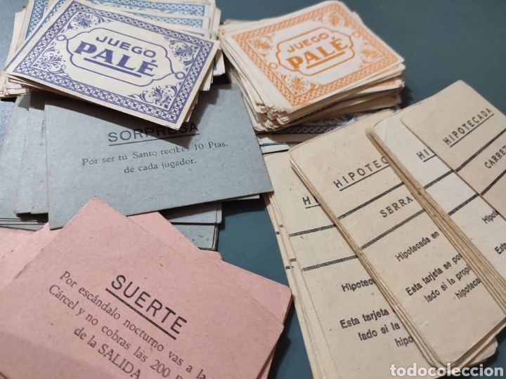 Juegos de mesa: Lote de antiguas cartas del Pale - Foto 1