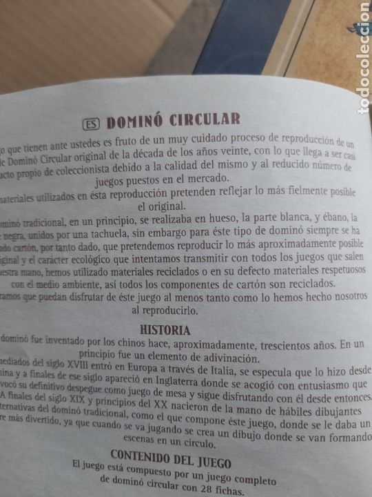 Juegos de mesa: Bonito juego de Domin&oacute; circular - Foto 3